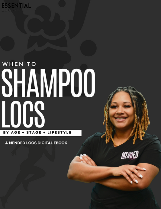 When to Shampoo Locs: By Age + Stage + Lifestyle (A Chapter from A Textbook for Locs)